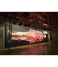Schwebende Werbung Messe Deckeninstallation