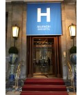 Schwebende Werbung Hotel Deckeninstallation