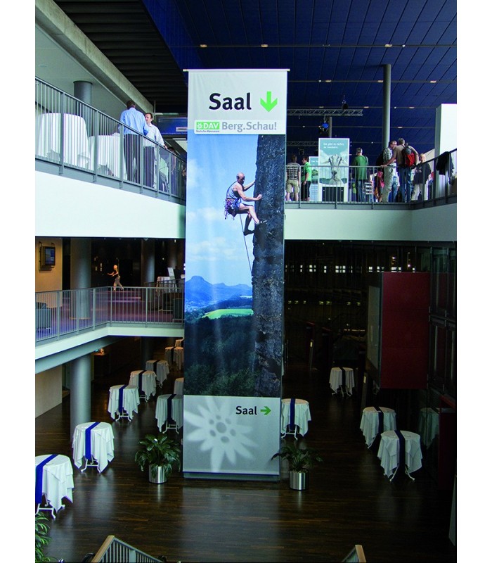 WERBEPLANE WERBEBANNER PLANE 40x600cm  MIT DRUCK ÖSEN 
