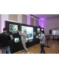 LED Pressewand, inklusive Druck auf Samba Backlit