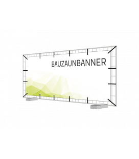 Bauzaunbanner 170 cm x 330 cm, 2 Stück