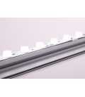 STELLWAND LED einseitig bedruckt 80 mm Gummilippe