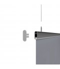 ENDSTOPFEN aus Kunststoff für S-Design Profilschiene, flach