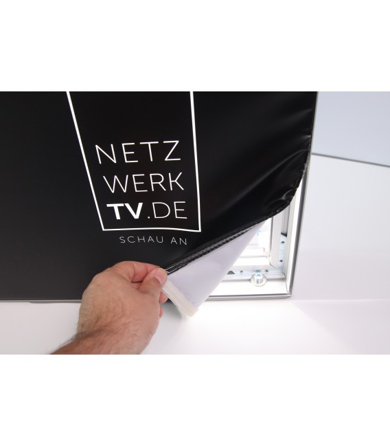 digitale Wartezimmer Wand