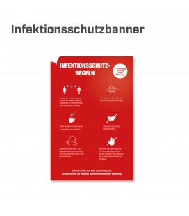 Infektionsschutzregeln Banner