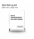 Mini Roll up A4 - Weiß