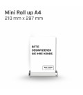 Mini Roll up A4 - Weiß
