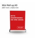 Mini Roll up A3 - Rot