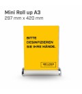 Mini Roll up A3 - Gelb