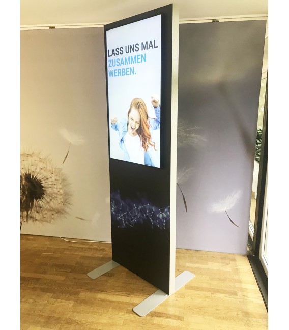 Digital Signage Stellwand
