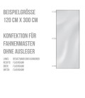 Strassenbanner Fahne mit Ösen alle 50cm