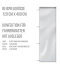 Strassenbanner Fahne mit Ösen alle 50cm