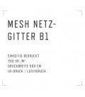 MESH Netzgitter. Einseitig. Individuelle Größen.