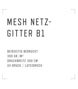 MESH Netzgitter. Beidseitig. Individuelle Größen