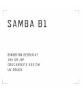 SAMBA, einseitig bedruckt , 195 gr. (matt), B1