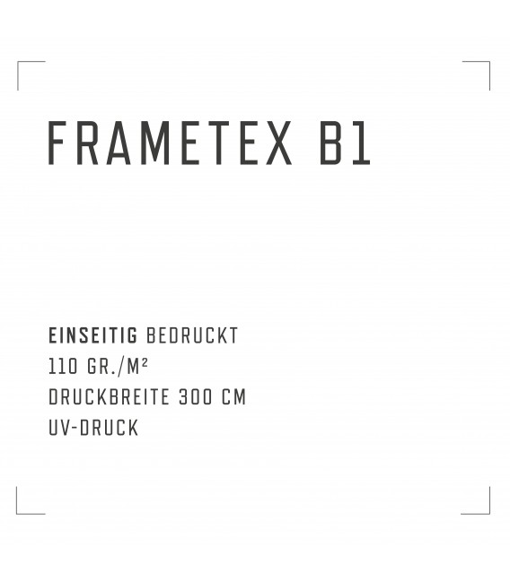 FRAMETEX, 110 gr. (glänzend), B1