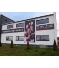 Theaterwerbebanner-Aufzug