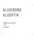 Aludibond Aluoptik 3 mm, UV-DRUCK