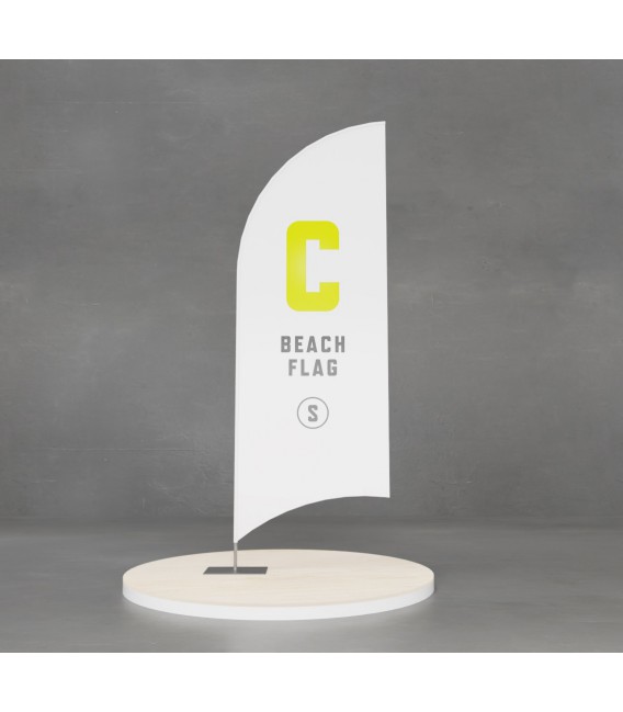 BEACHFLAG. Form C. In 4 Größen.