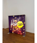 LED POP UP TWO COUNTER beidseitig 120 mm Gummilippe
