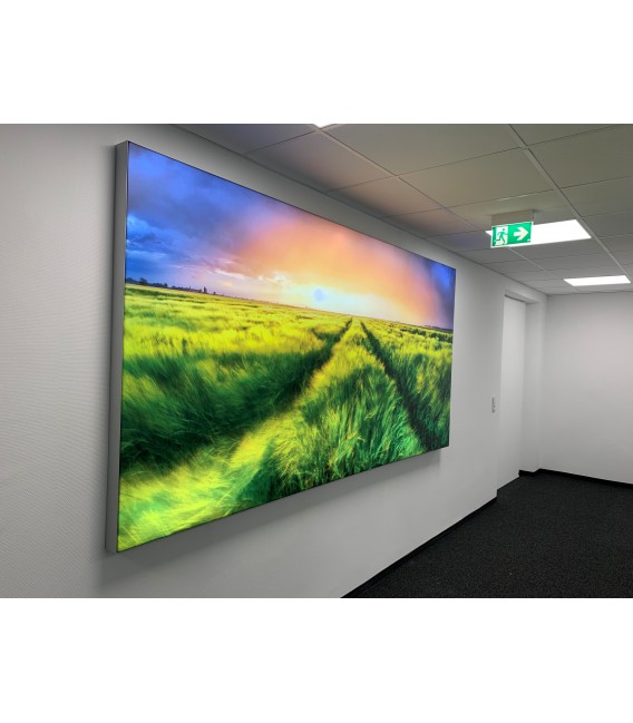 Textilwandrahmen LED, inklusive Druck Indoor