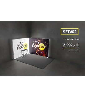 LED POPUP Messestand SET 02