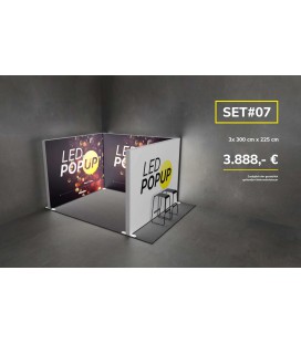 LED POPUP Messestand SET 07