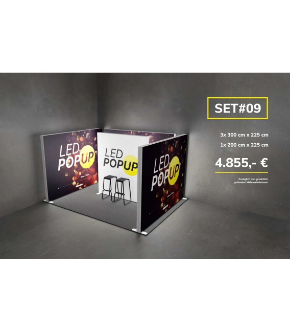 LED POPUP Messestand SET 09