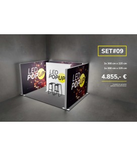 LED POPUP Messestand SET 09