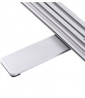 MESSEWAND MOBIL 80 mm Gummilippe
