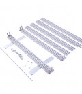 SPONSORENWAND MOBIL 80 mm Gummilippe