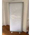 SPONSORENWAND MOBIL 80 mm Gummilippe