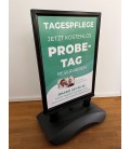 Kundenstopper OUTDOOR inkl. beidseitigem Druck