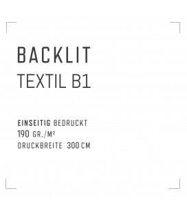 BACKLIT TEXTIL, 190 gr. (matt), B1